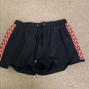 BLACK FLOWY SHORTS